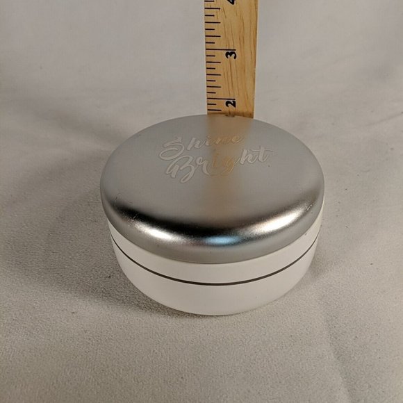 PANDORA "SHINE BRIGHT" SILVER KEEPSAKE JEWELRY BOX RETIRED Holiday Ceramic Gift - Picture 6 of 7